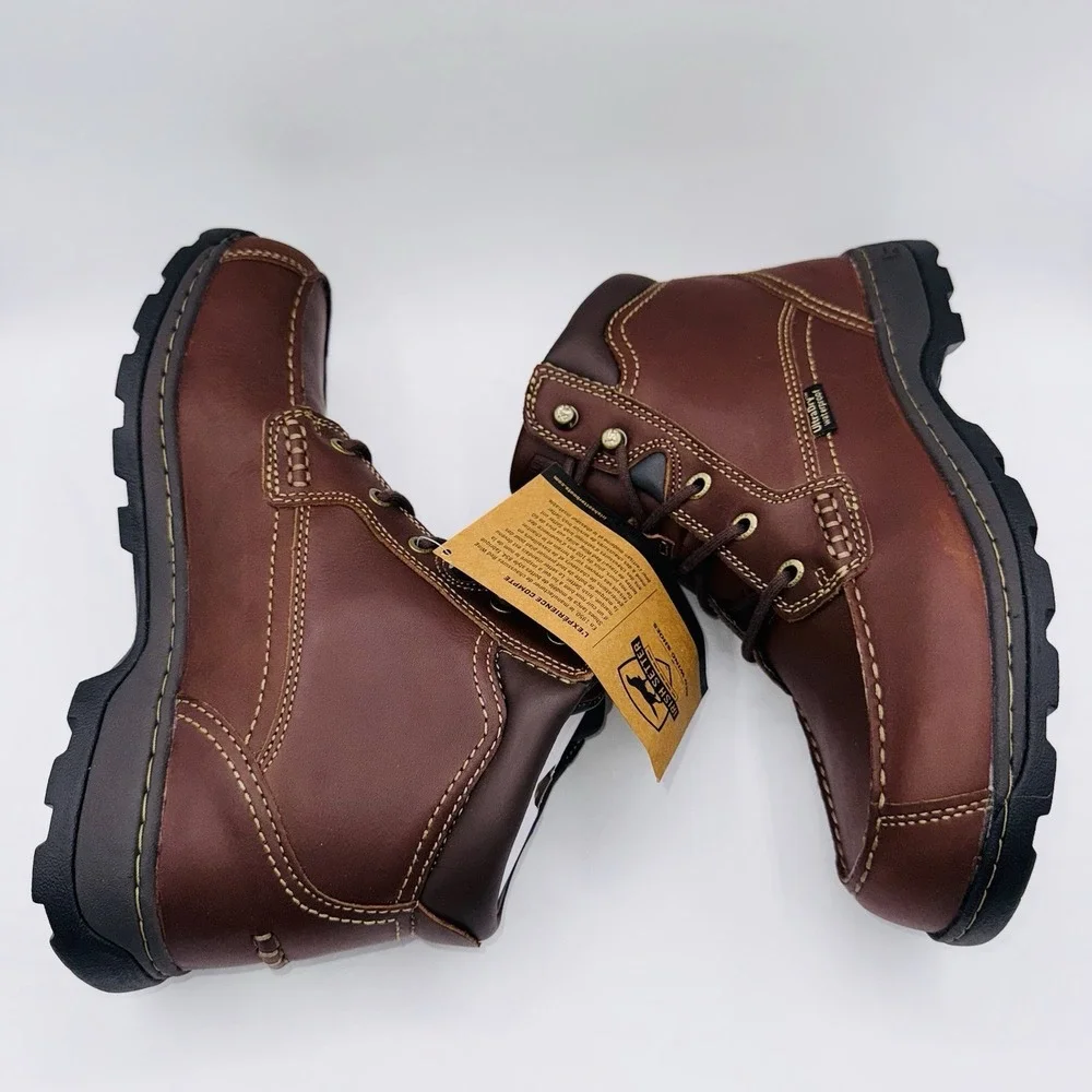 Irish Setter Soft Paw Boots Men's Size 9 D Brown Leather Chukka Bootie